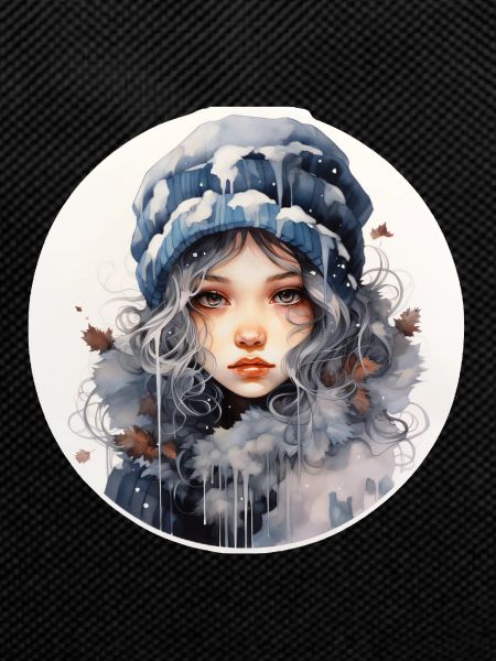 cute winter girl