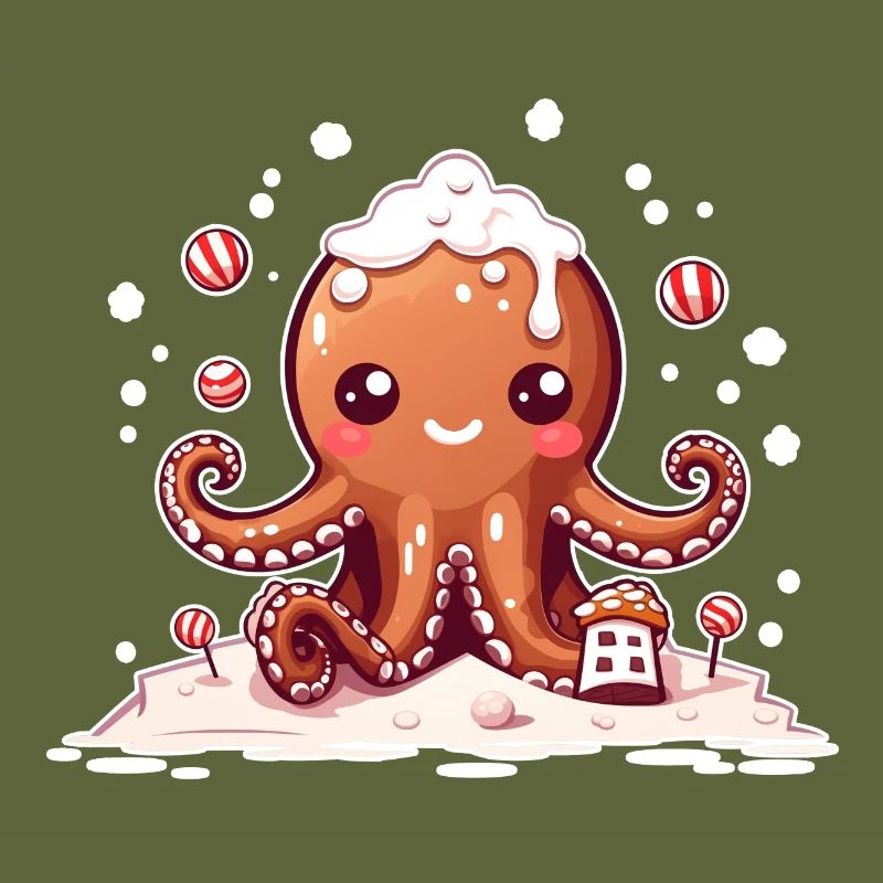Gingerbread Octopus
