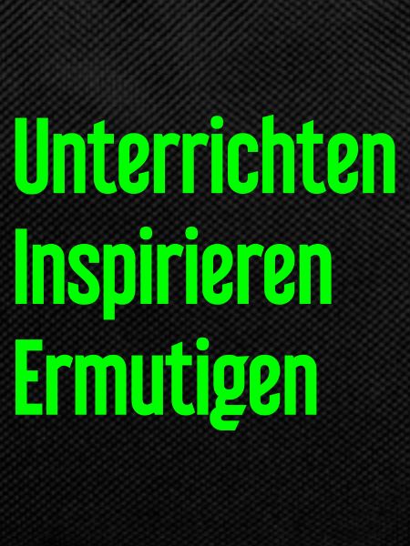Teaching Inspiring Encouraging