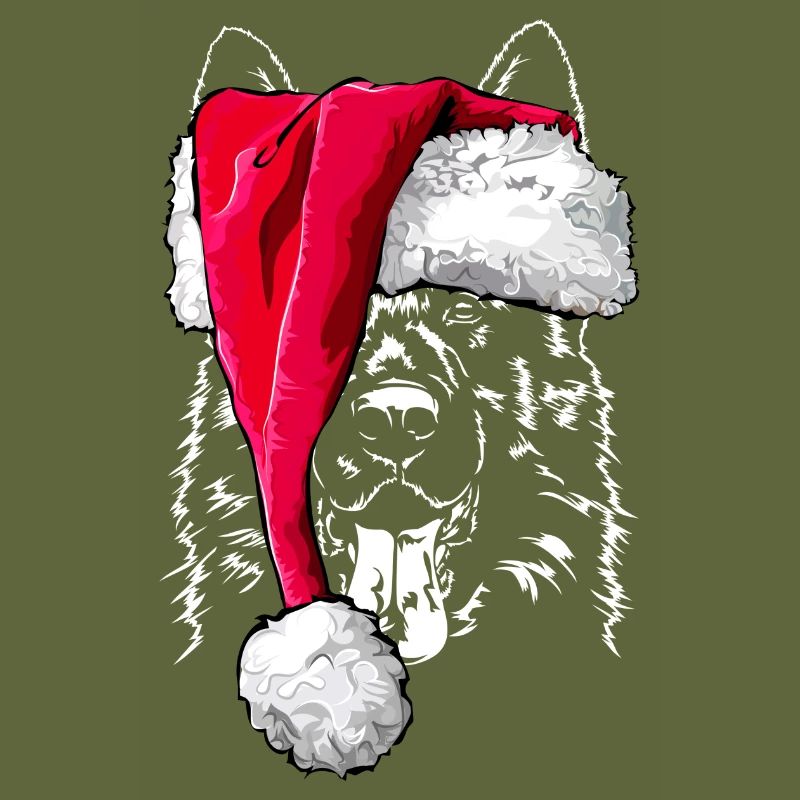 GERMAN SHEPHERD DOG German Shepherd Christmas