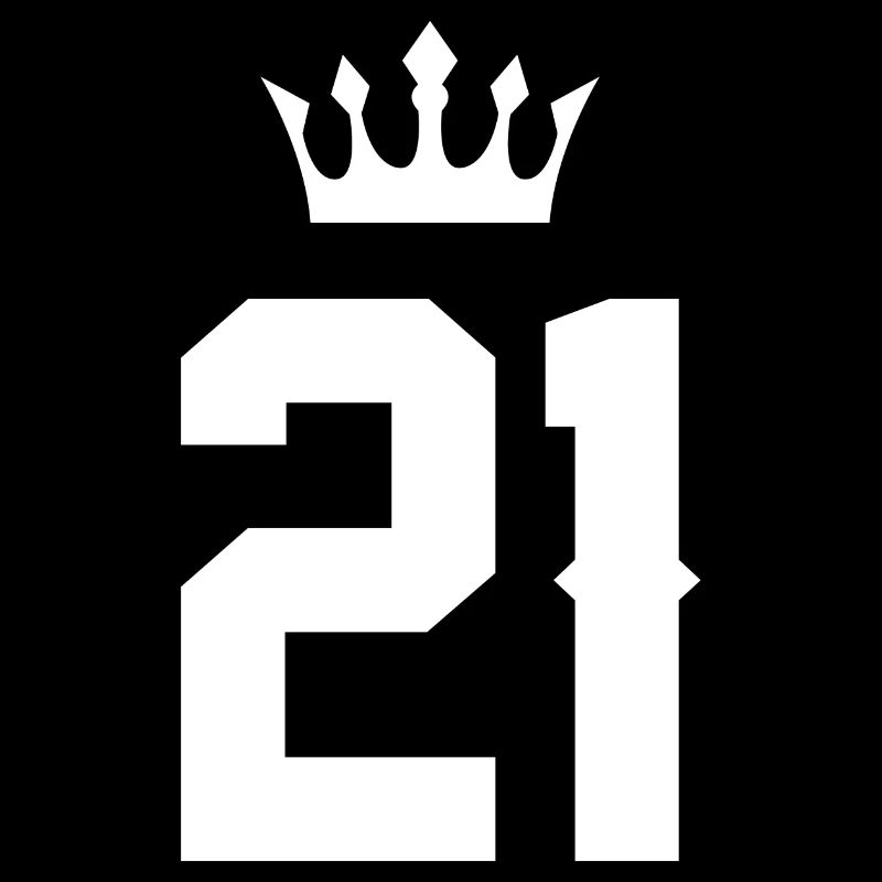 21 Number crown