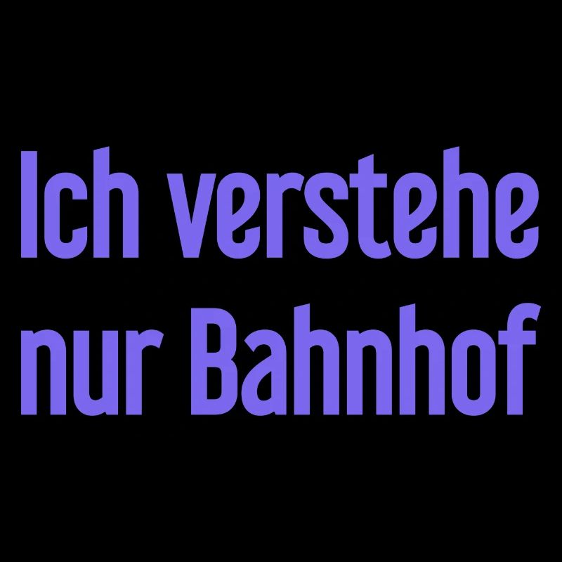 I only understand train station