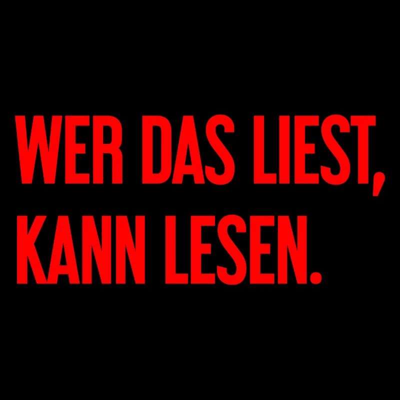 Wer das liest, kann lesen.