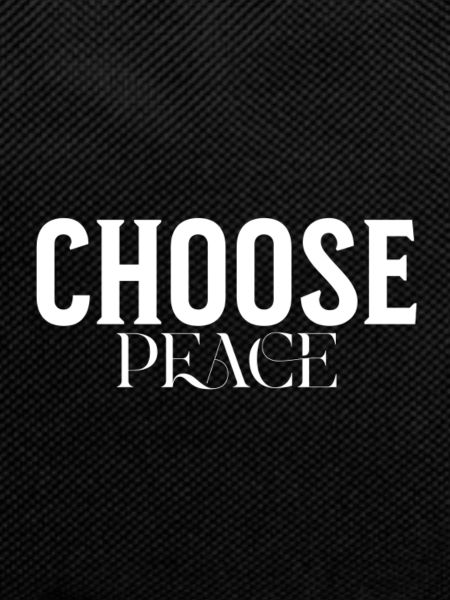 Choose Peace Bold Typographic