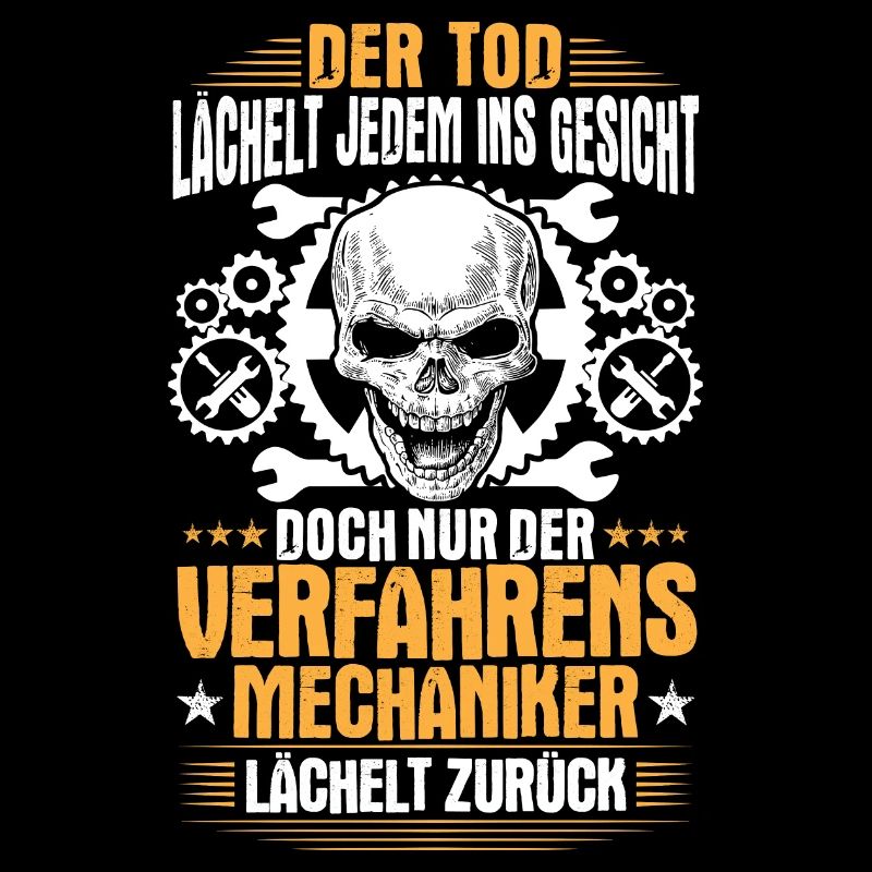 Verfahrensmechaniker Lächeln Geschenk Geschenkidee