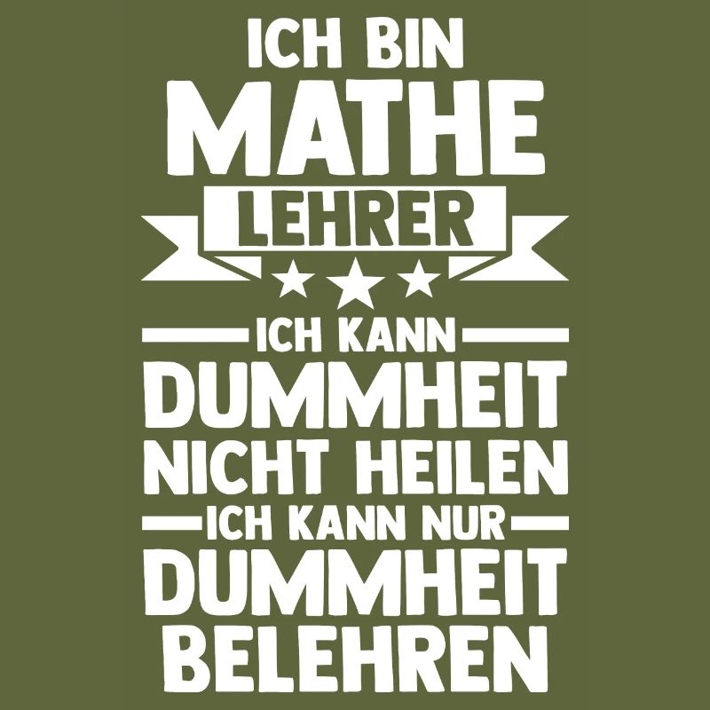 Mathelehrer Beruf Mathematik Geschenk