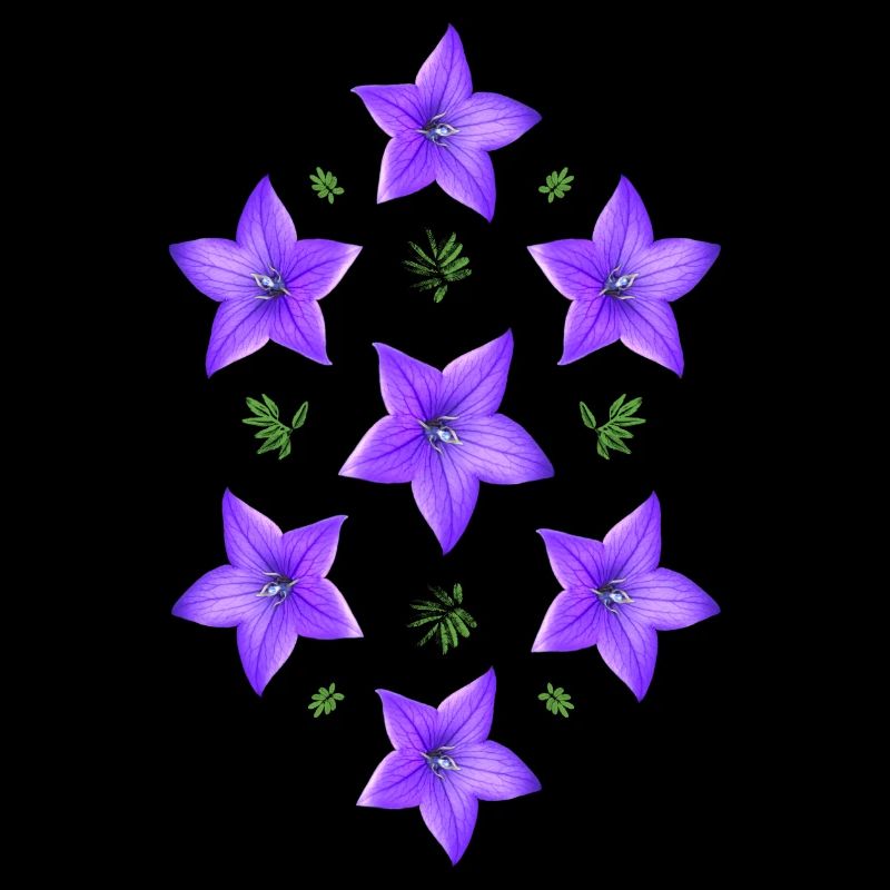 lila Blume - Glockenblume