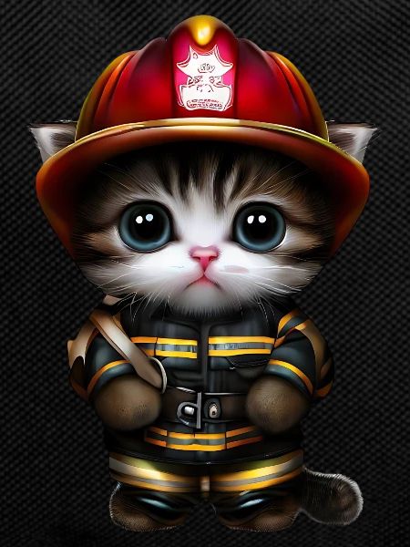 Fire Brigade Cat