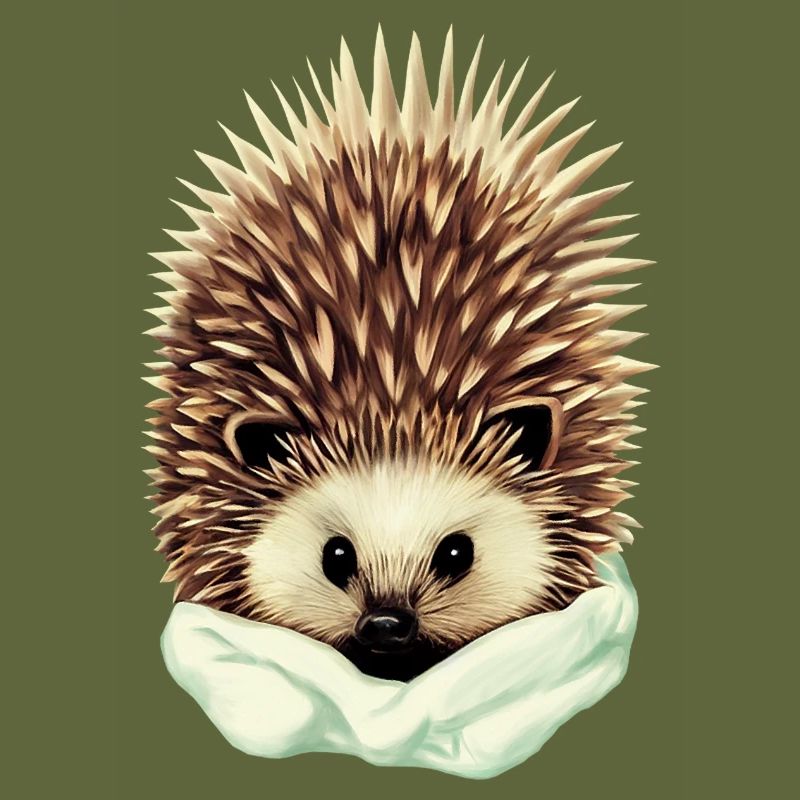 gemütlicher Igel