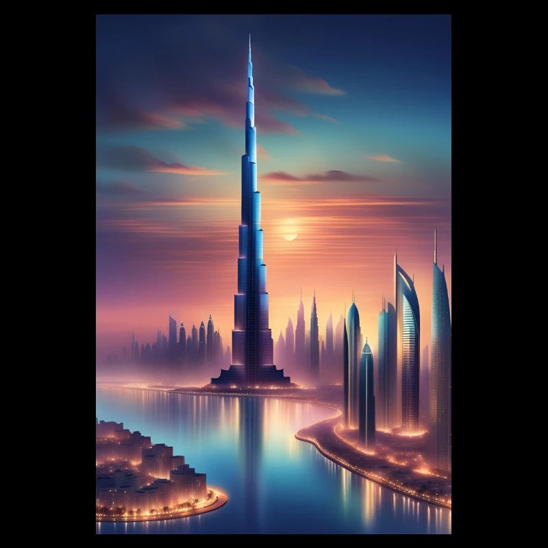 Large skyscraper in a city