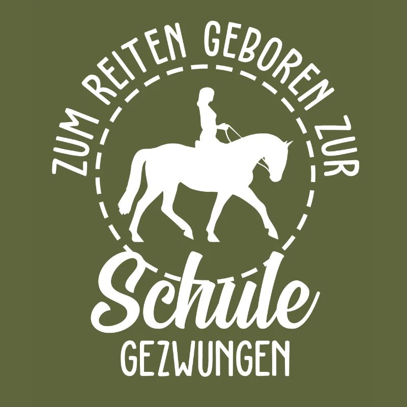 Reiterin Pferde Schule Spaß