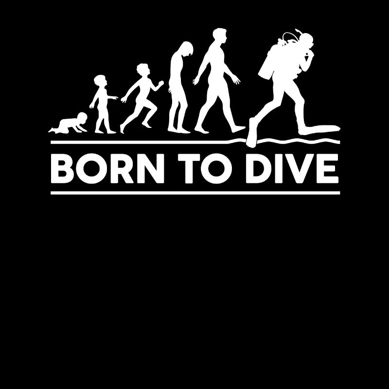 Born to Dive Taucher Geschenk