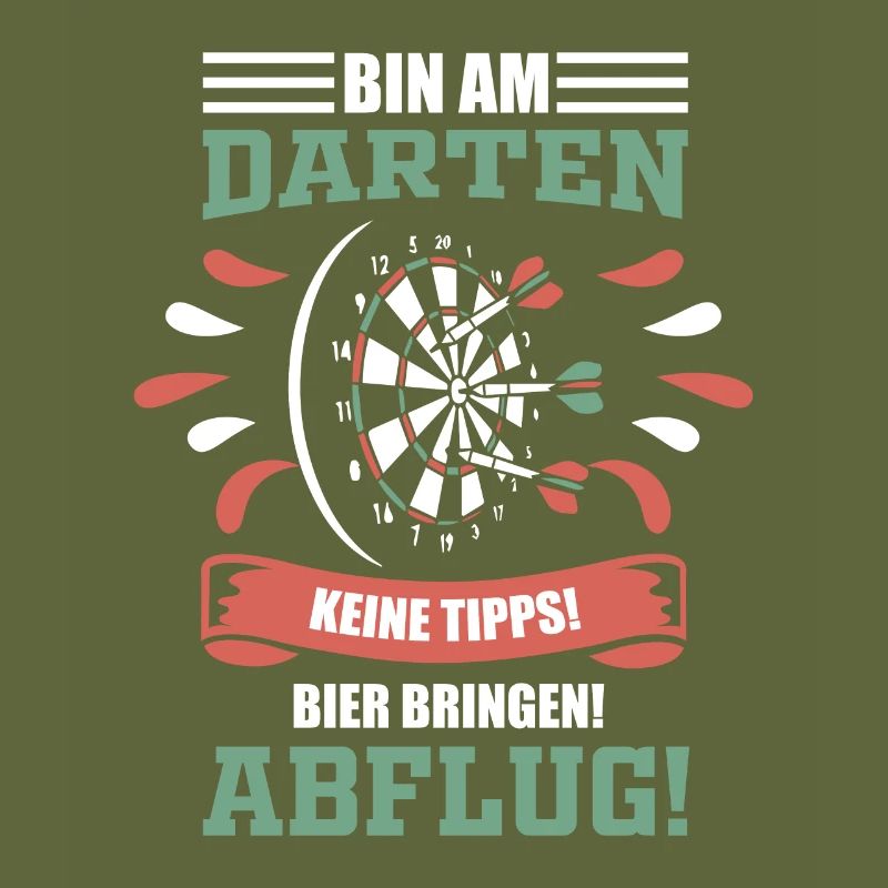 Dart Darts Darten Spruch