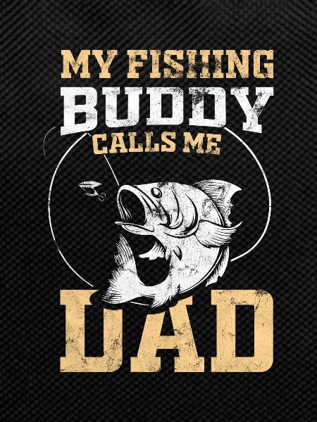 Father and son fishing gift