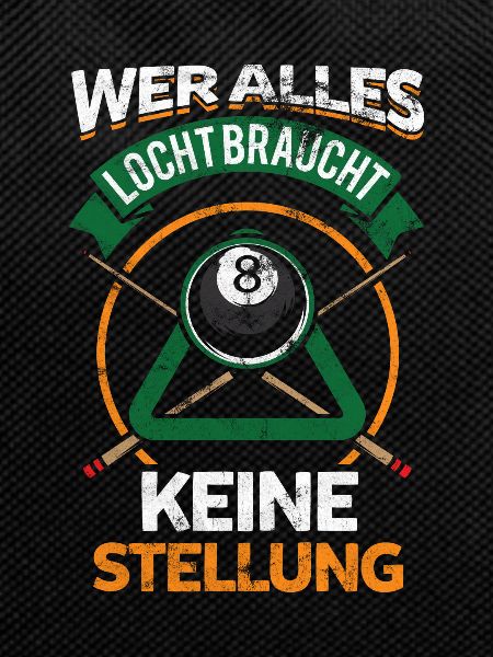 Lustiges Billard Spruch Geschenk
