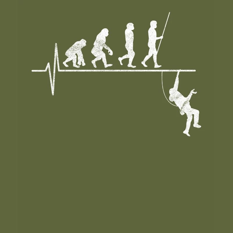 Klettern Evolution Geschenk