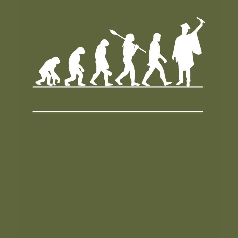 Abitur Evolution lustige Geschenkidee