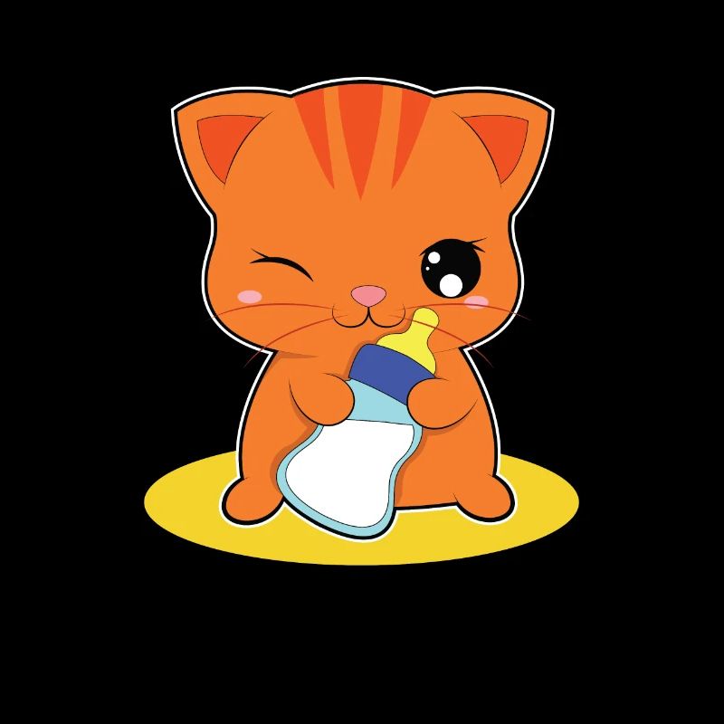 Chat lait chat bébé