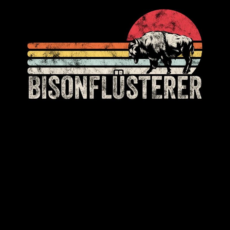 Amerikanischer Bisonflüsterer Bison Tierliebe
