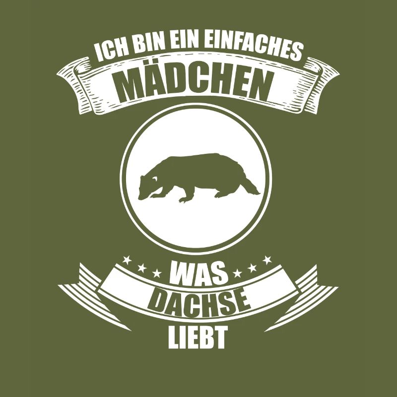 Dachs Mädchen Liebe Geschenk
