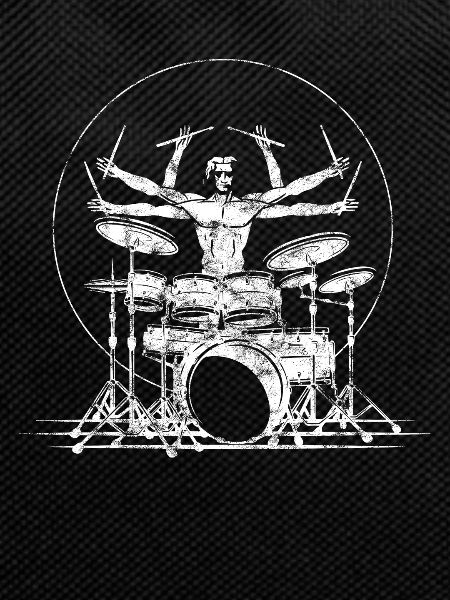 Funny drummer drummer motif gift
