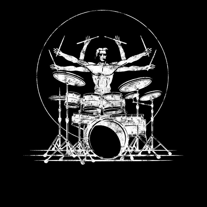 Cadeau de motif drôle de batteur batteur