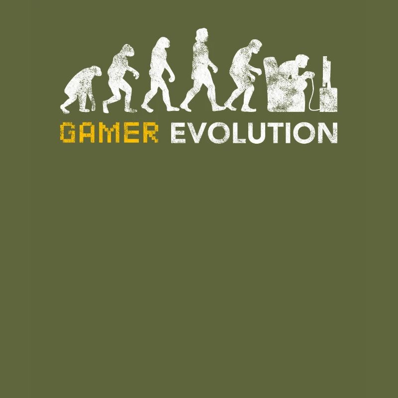 Gamer Evolution Vintage Geschenk