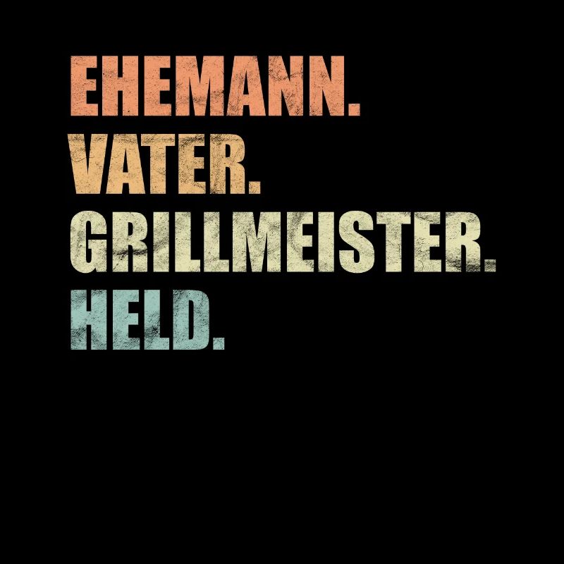 Vater Ehemann Grillmeister Männer Geschenk
