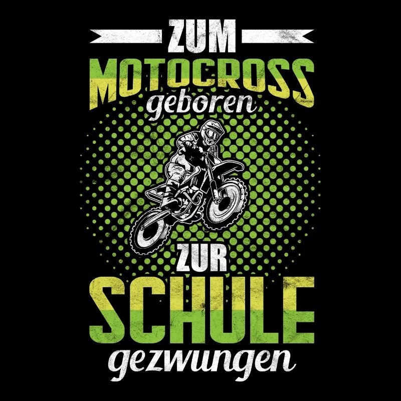 Motocross Schüler Schule Geschenk
