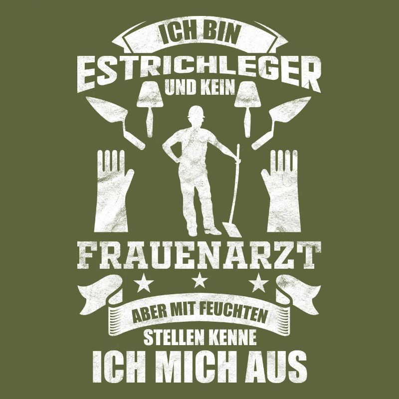 Estrichleger Handwerker Beruf Arbeit Geschenkidee