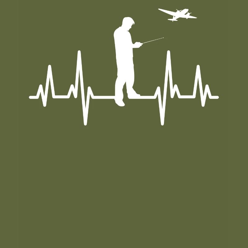 Model flight model pilot EKG heartbeat