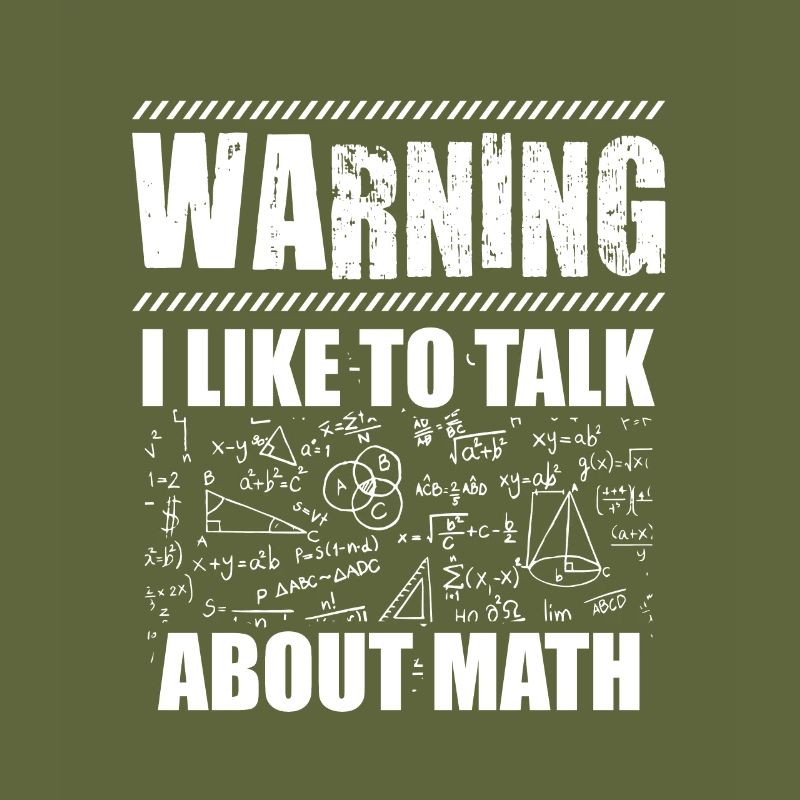 Warning mathematician| Math Teacher Gift Idea