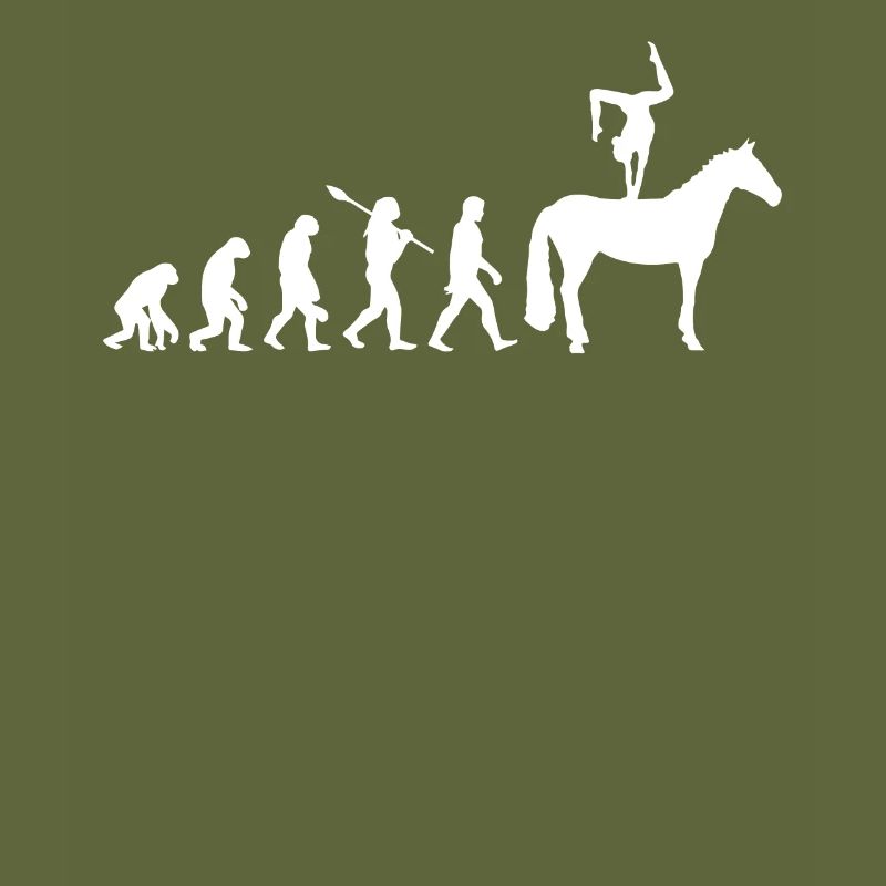 Voltigieren Pferd Reiten Reiterin Evolution