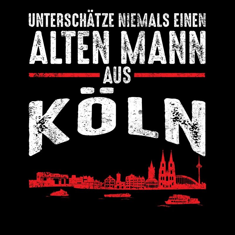 Alter Mann - Köln Kölner | Retro Vintage Style