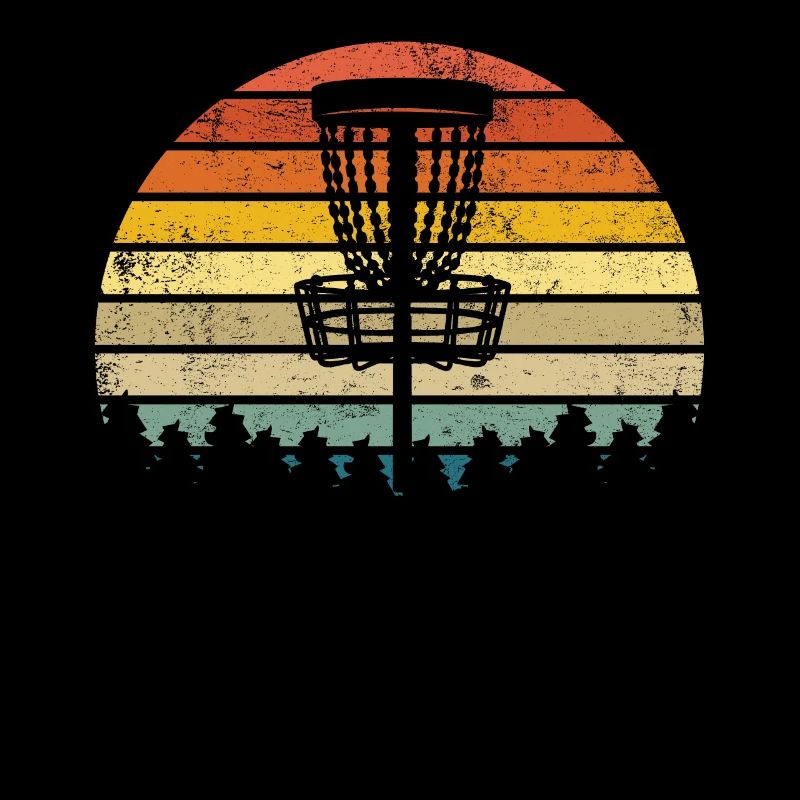 Discgolf Retro Vintage Style