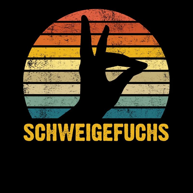 Lustige Lehrer Geschenkidee | Schweigefuchs Retro