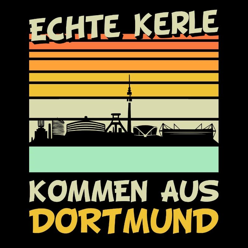 Dortmund Dortmunder Skyline Männer Geschenk