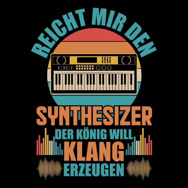 Retro Synthesizer Analog Keyboard