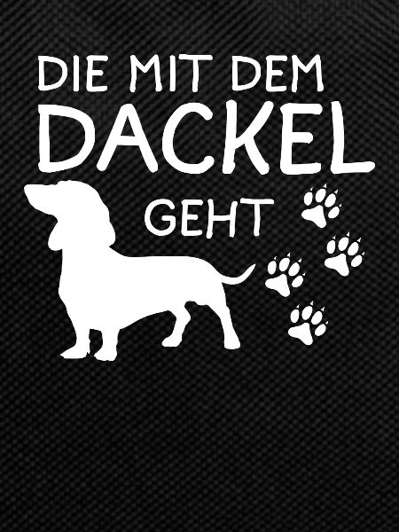 Die mit dem Dackel geht