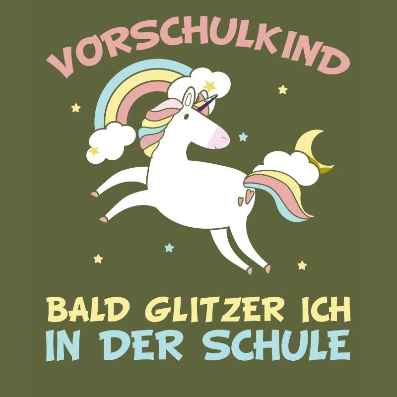 Vorschulkind Schule Vorschule Einhorn Mädchen