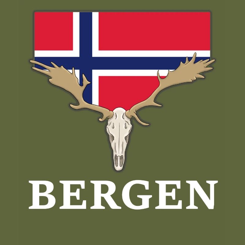 Norvège Elk drapeau expédition montagne vacances