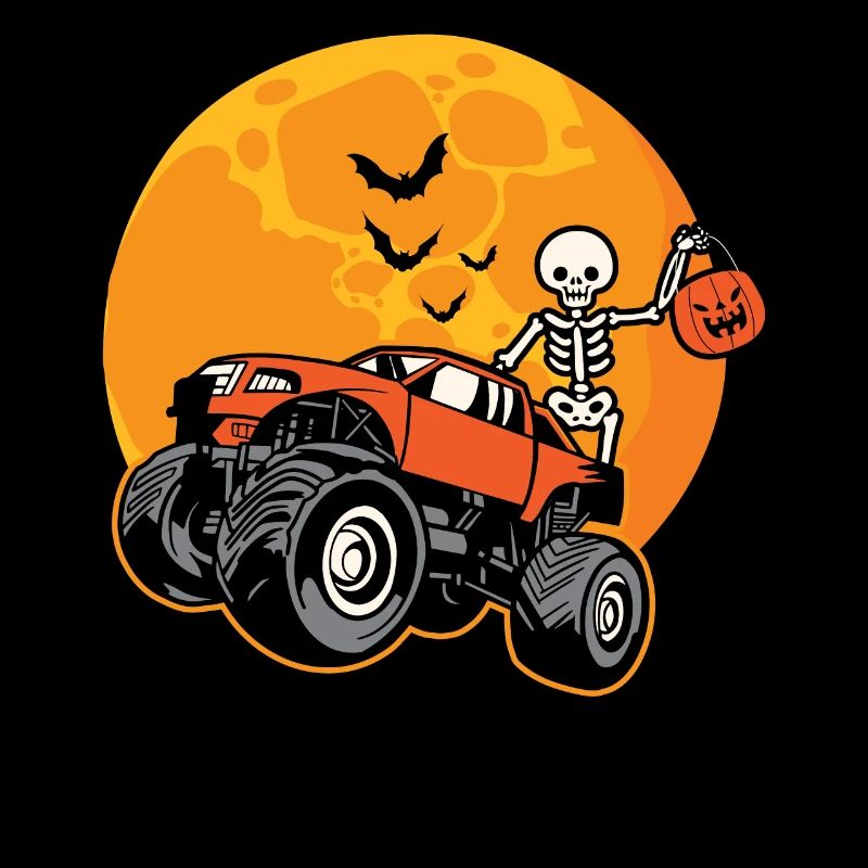 Halloween Skelett Fledermäuse
