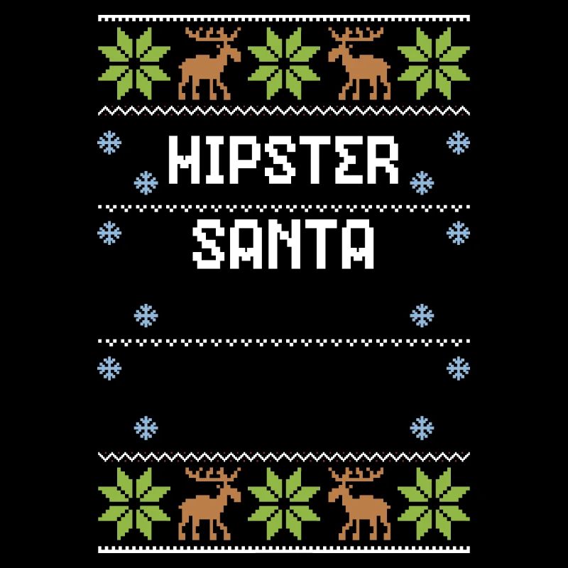 Hipster Santa - Ugly Christmas