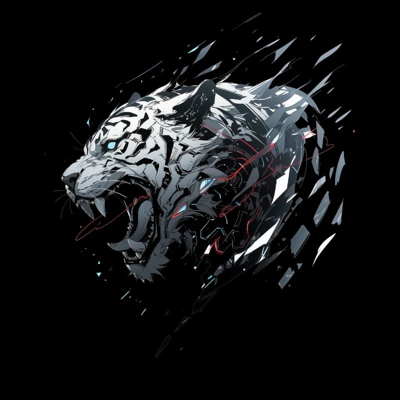 Mecha Animal Tiger Wolf Fox Dino Bear Cyborg