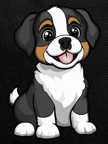 Saint Bernard Dog Cute