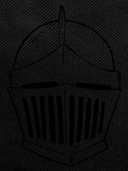 Knights plate armor helmet