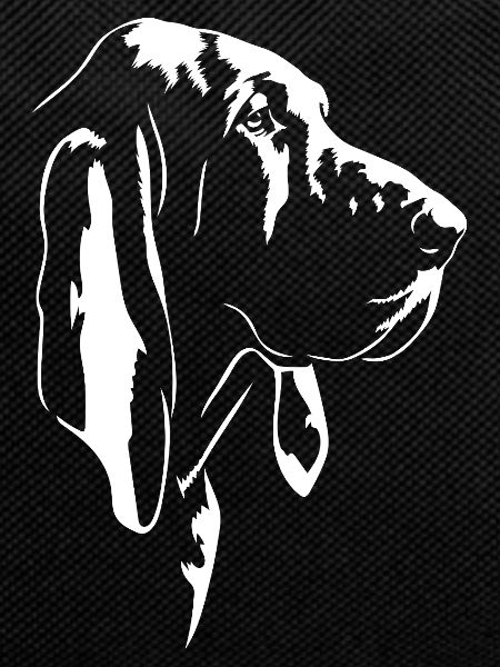 Bloodhound Silhouette Dog Dogs Wilsigns