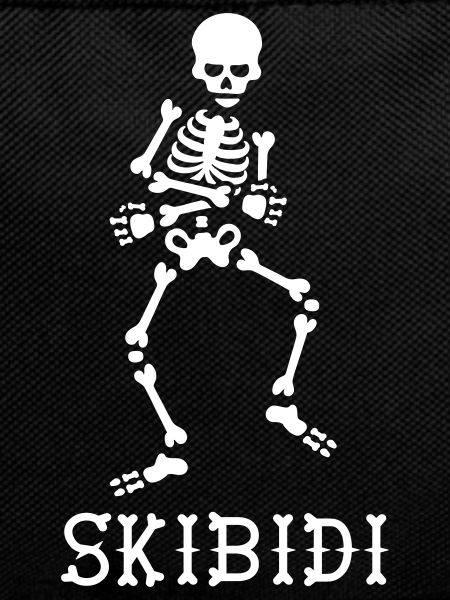 #SkibidiChallenge Skibidi meme dancing skeleton