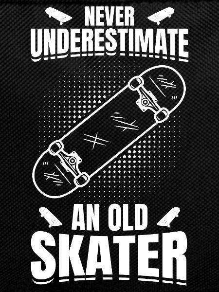 Skateboarding Großvater