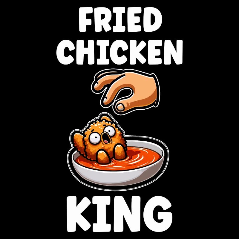Funny Fried Chicken Man Boy Gift